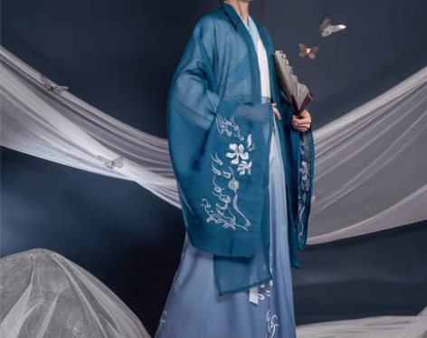 转卖孤鲤原创古装汉服飘逸日常男生中国风书生...