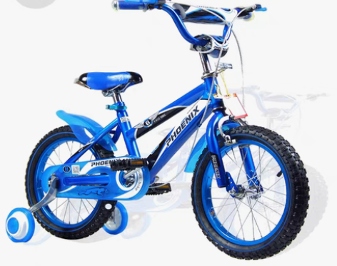 转卖上海凤凰新款儿童自行车16寸，适合10...