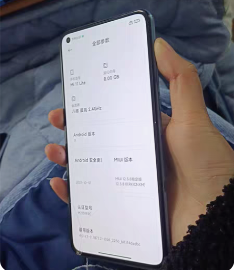 小米11青春版，8+128，屏幕碎裂老化，...