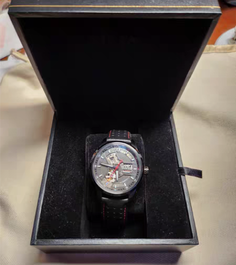 包邮正品飞亚达手表男表极限系列自动机械表镂...