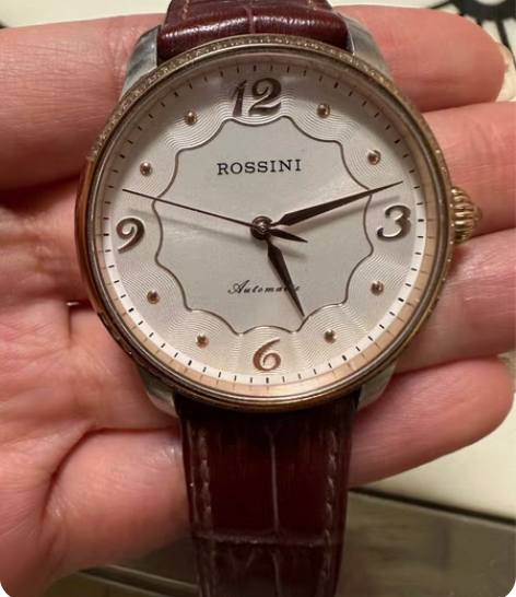包邮ROSSINI罗西尼手表女士自动机械表...