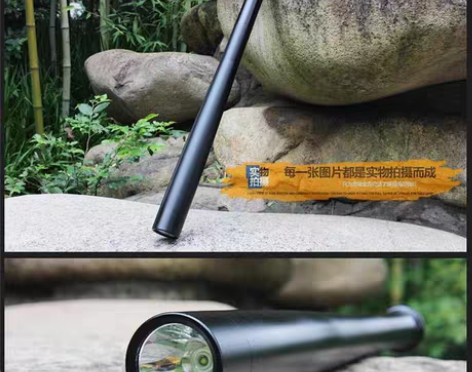 包邮加厚合金钢黑 棒球棍手电筒 棒球杆铁棍...