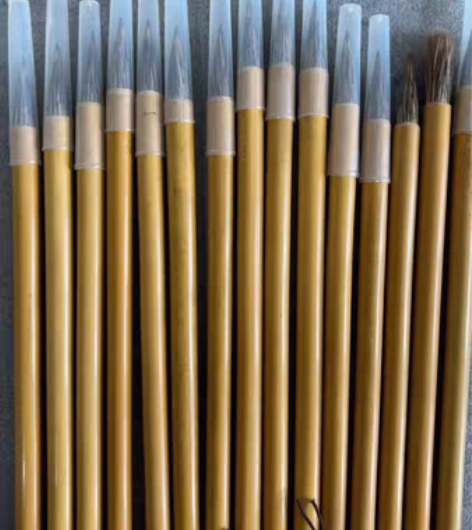 包邮老石獾毛笔 出锋:3.4cm 直径1....