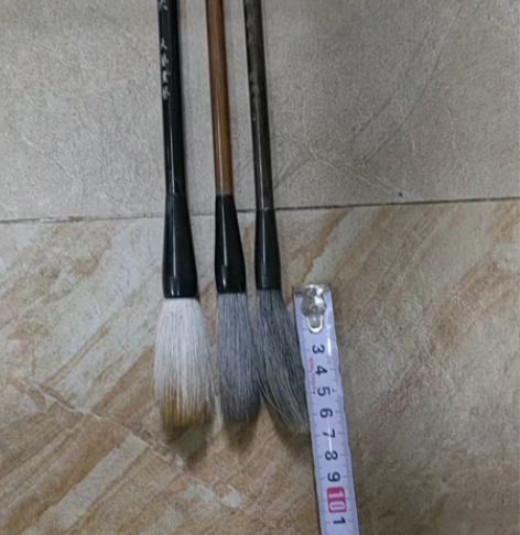 包邮纯羊豪手工定制大号毛笔,全新未使用,全...