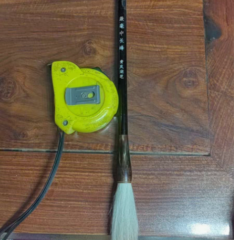 包邮老毛笔。………。老牛角书画毛笔，兼毫，...