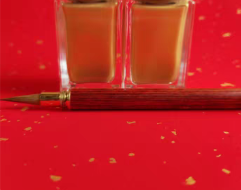 婚书专用笔墨 红檀木带帽狼毫小楷小号毛笔 ...