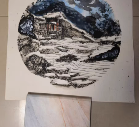 包邮管敬革作品 国家一级美术师,国家优秀艺...