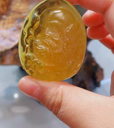 包邮原矿蜜蜡雕刻俄料蜜蜡蜜糖金绞料，精品无...