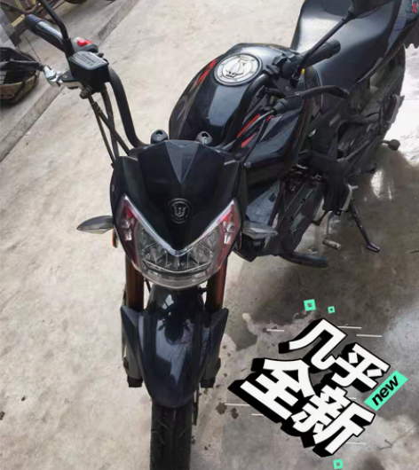转让钱江蓝宝龙摩托车一台9.5成新，包过户...