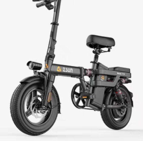 德国尊尚折叠电动自行车锂电池 刚骑了半个月...