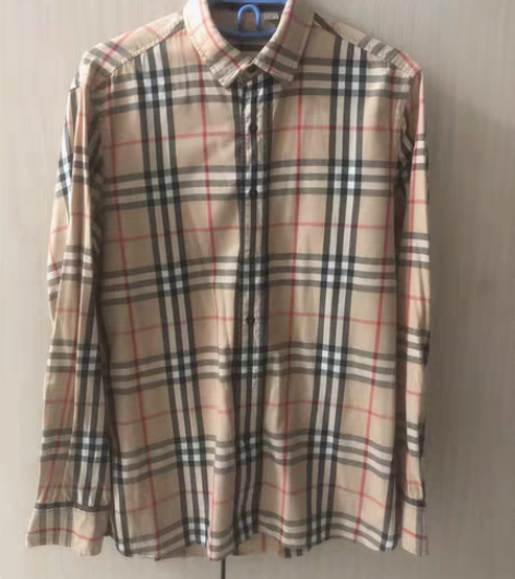 男士 格子 纯棉 长袖 衬衫 身高175-...