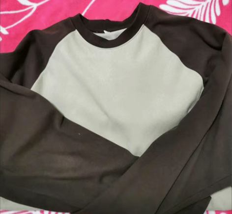 包邮双面德绒软糯舒适春秋男士时尚百搭插肩袖...