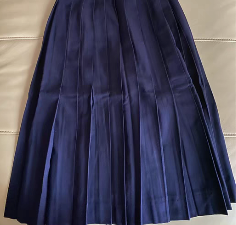 【出】日制绀裙 纯色 jk制服 绀色 日拍...
