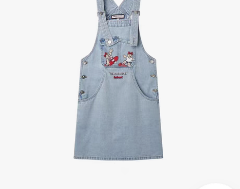 转卖TeenieWeenie小熊牛仔背带裙...