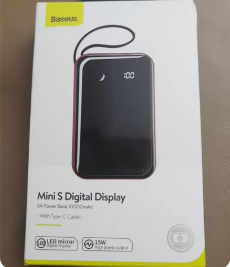 倍思全新15W10000mAh数显充电宝 ...