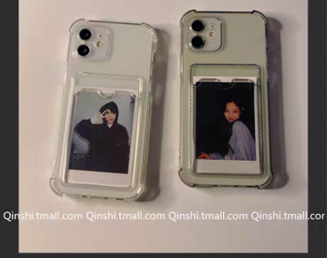 手机套勤仕 透明卡套DIY放打印照片苹果1...