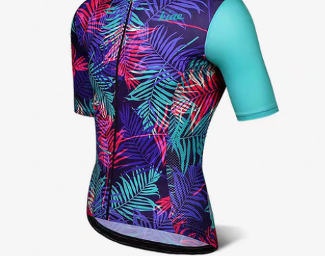 包邮KIAE夏季骑行服上衣 热带雨林风暴系...