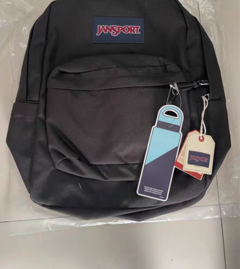 包邮（捡漏）全新杰斯伯侧兜隔层正品双肩包支...