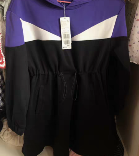 包邮拉夏贝尔旗下  7m品牌  卫衣裙  ...