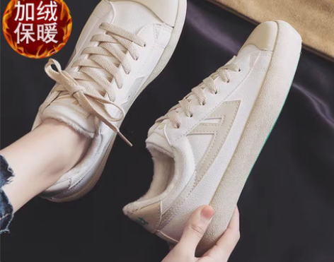 包邮正品回力女鞋男鞋皮面加绒冬季保暖板鞋加...