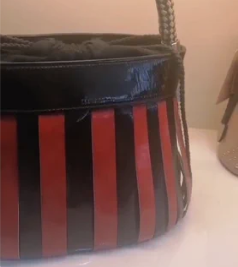 包邮万里马马桶包小号，手提带纯手工牛皮编织...