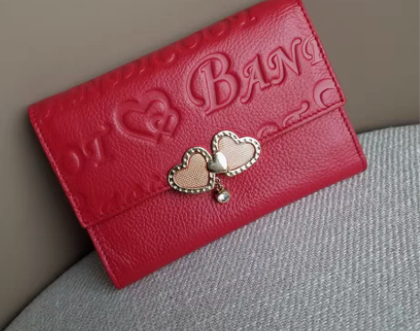 包邮商场撤柜 袋鼠女士真皮钱包 大容量头层...