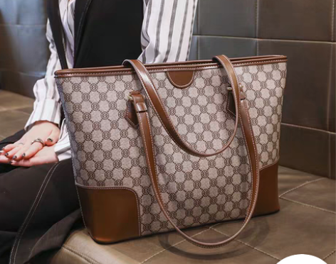 真皮牛皮香港专柜真皮女包大容量托特包女高级...