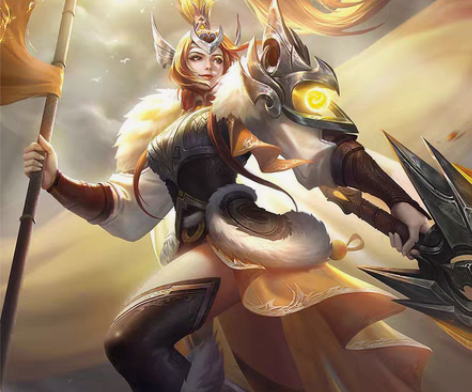 包邮【Q区V区】花木兰皮肤，冠军飞将，皮肤...