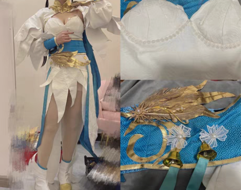 王者荣耀虞姬云霓雀翎L码 大全套 鞋子38...