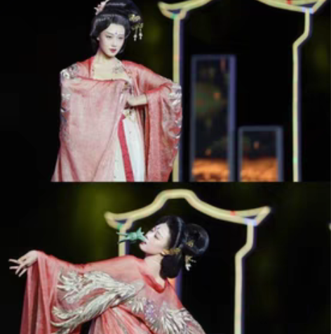 租｜出游园惊梦凤求凰 诃子裙 汉服 子颂东...