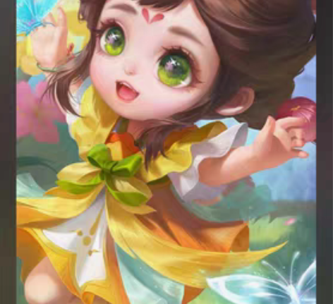 微区，蔡文姬花朝如约皮肤 #王者荣耀  虚...