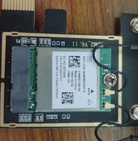 自用RTL8822CE NGFF M2 5...