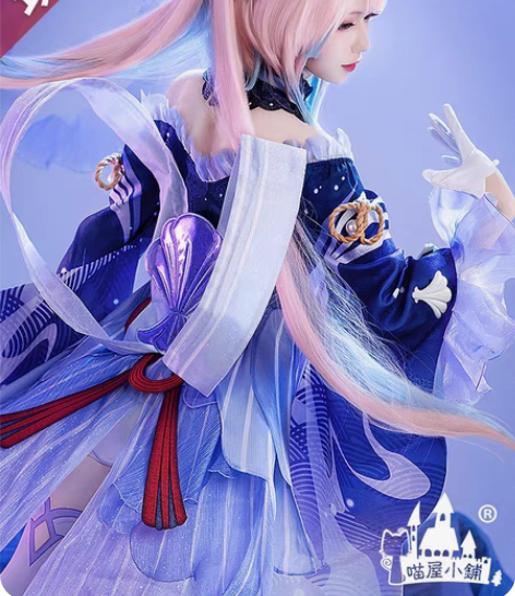 喵屋珊瑚宫心海大全套原神cos服 全套衣服...