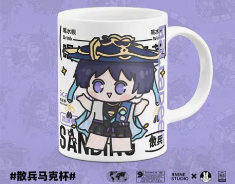 包邮原神周边原创散兵魈钟离绫人胡桃万叶神子...