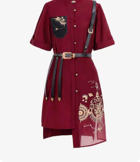 徐娇织羽集 星与晨花 红色xs码，全新带吊...