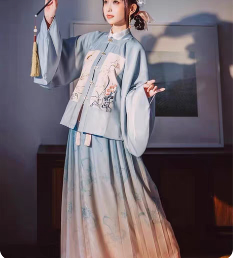 包邮【十三余 小豆蔻儿】[玉琴清夜]印花方...