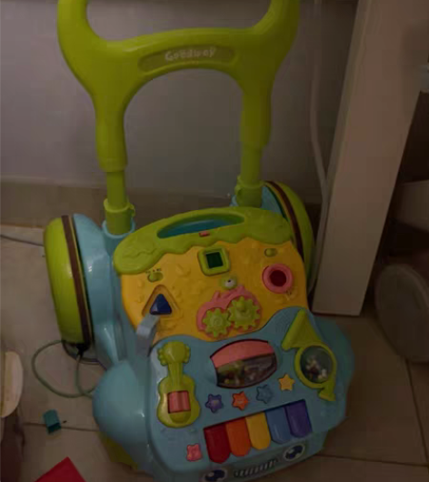 转卖【狂欢价】谷雨宝宝学步车手推车婴儿音乐...