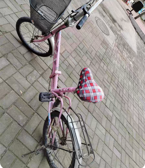 一手家里自用20折叠女自行车，因为买电动了...