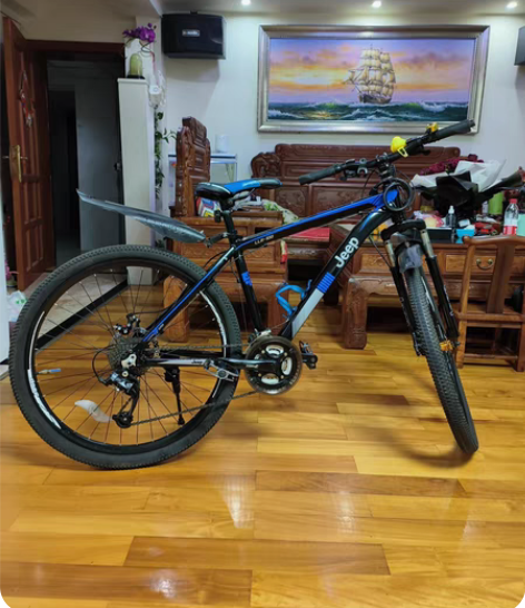 出公路自行车，Jeep铝合金款，99新 骑...