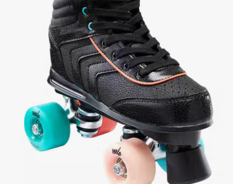 转卖迪卡侬双排溜冰鞋儿童女成人成年旱冰鞋四...