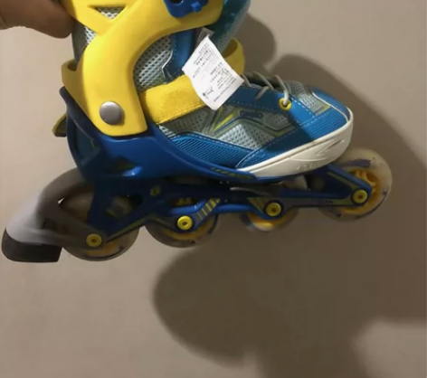 迪卡侬儿童旱冰鞋，初学者旱冰鞋男女童，九五...