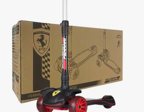 转卖【狂欢价】法拉利儿童滑板车1-2-3-...