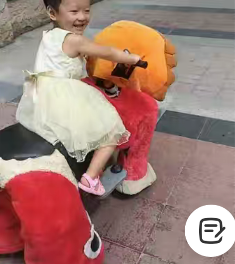 包邮动物毛绒车，外壳可以拆下来洗，这个是可...