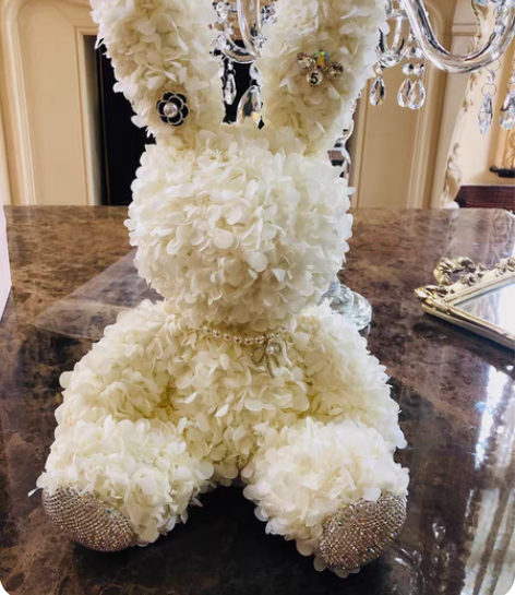 包邮网红布偶带钻兔子玩偶毛绒玩具镶钻布娃娃...