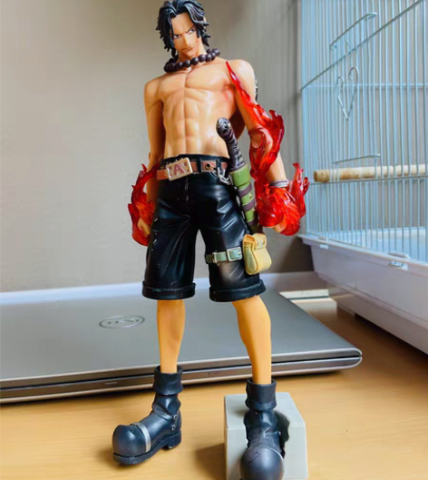 #24节气 海贼王手办模型火拳艾斯大组手办...