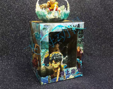 包邮海贼王 GK 顶上战争 路飞 迷你发光...