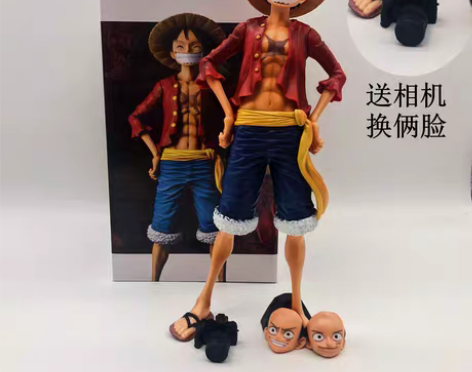 转卖海贼王 手办 四挡路飞鬼斩索隆山治火拳...