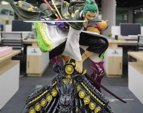 转卖【狂欢价】海贼王手办索隆三千世界三刀流...