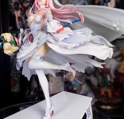 包邮02零二婚纱花嫁手办国家队二次元动漫美...