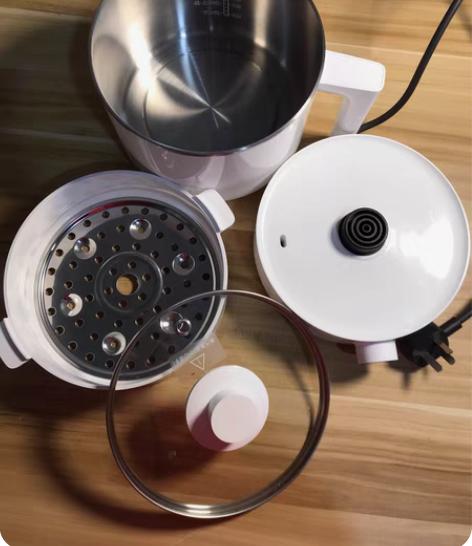 米家 小米智能多功能蒸煮锅小白锅1.5L电...